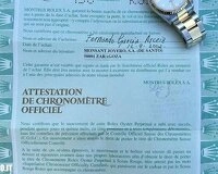 Rolex Datejust 16233 blu con diamanti e Dial bianco - 4
