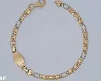 Bracciale da uomo in oro 18kt-Peso: 7,58gr