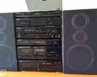 Hi-Fi compatto Pioneer del 1991 completo con mobile DA REVISIONARE